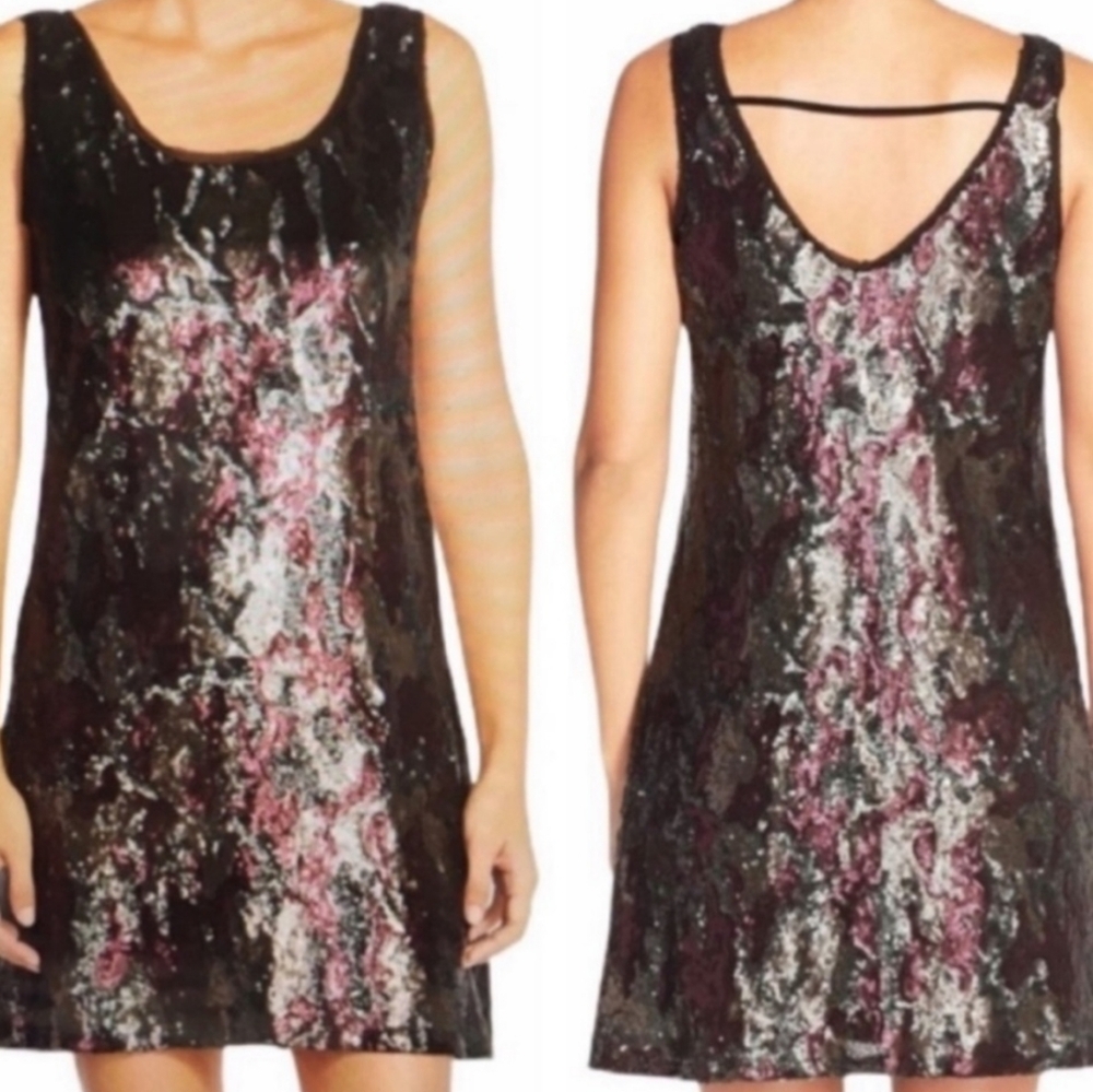 Kut from the Kloth Sequined Sheath Dress NWT 12